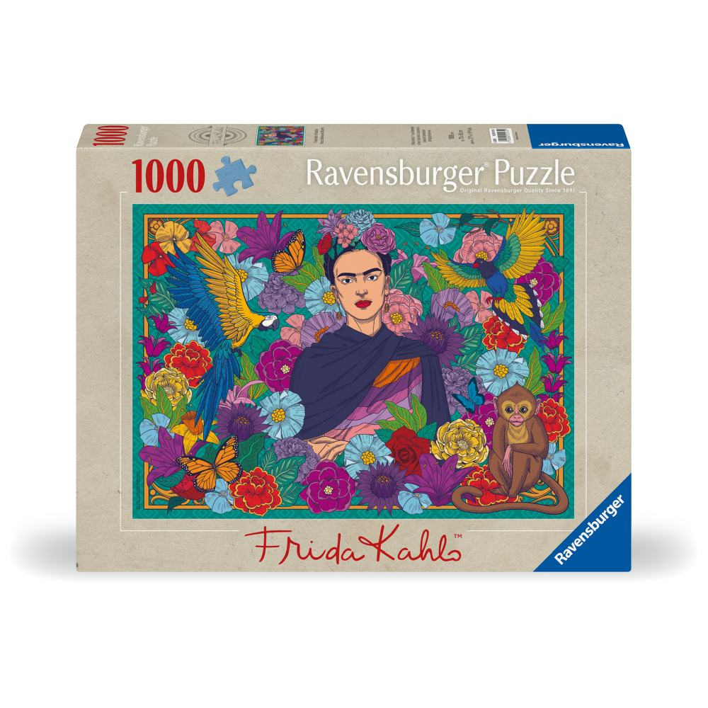 Ravensburger - Puzzle Frida Kahlo inconjurata de flori 1000 piese [2]