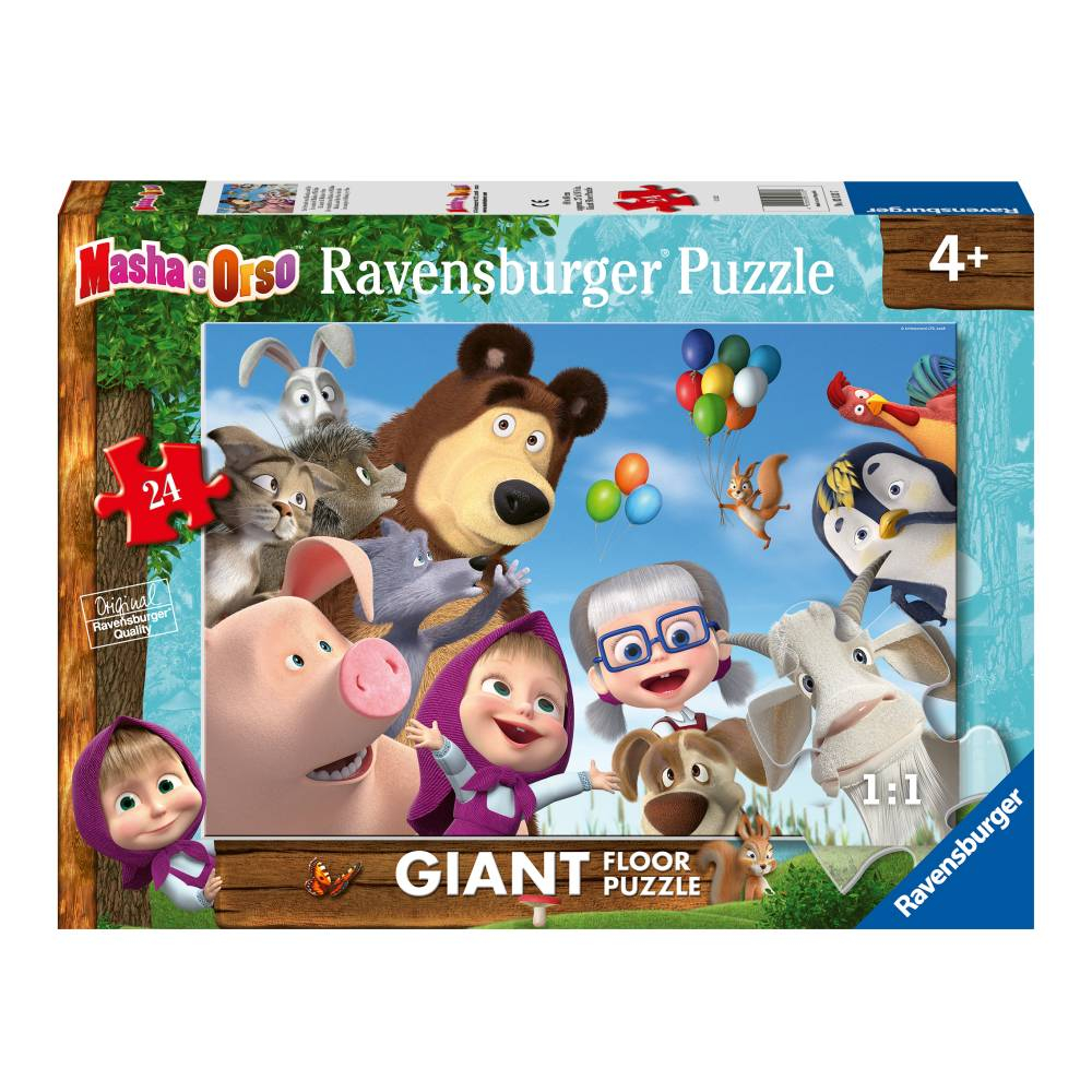 Puzzle mare de podea cu Masha si Ursul – 24 piese [3]