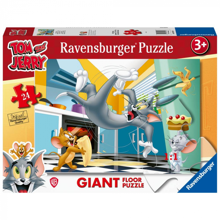 Ravensburger - Puzzle mare de podea Tom si Jerry 24 piese [2]