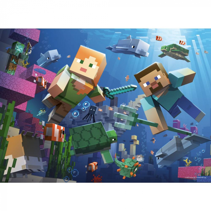 Ravensburger - Puzzle Minecraft 4x100 piese [2]