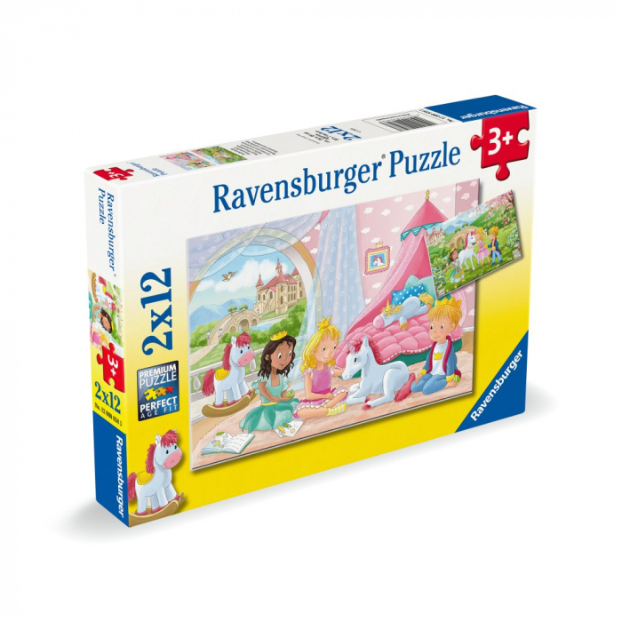 Ravensburger - Puzzle printese si unicorn 2x12 piese [5]