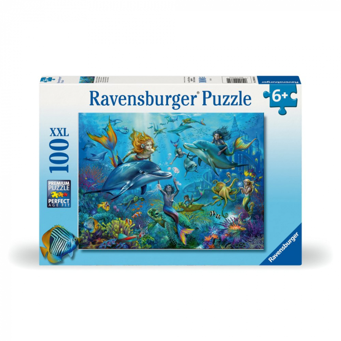 Ravensburger - Puzzle sirene si delfini 100 piese [2]