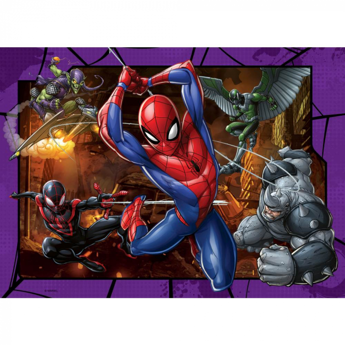 Ravensburger - Puzzle Spiderman 4x100 piese [2]