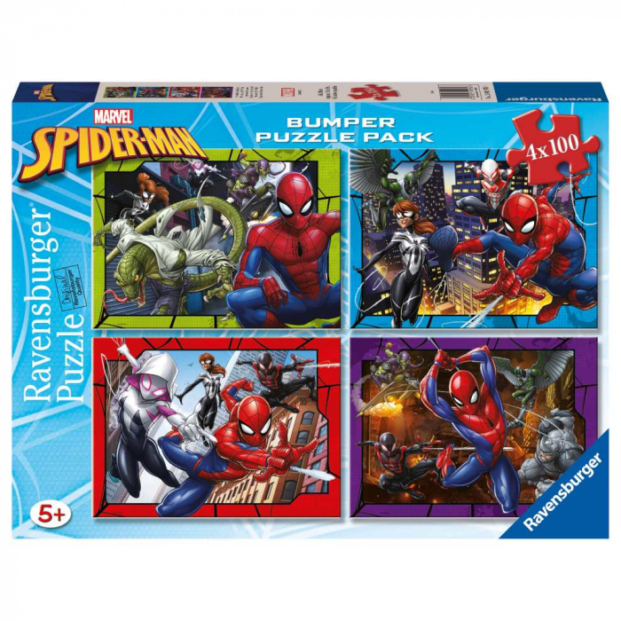 Ravensburger - Puzzle Spiderman 4x100 piese [5]