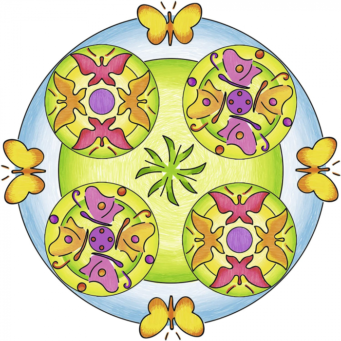 Ravensburger - Set De Creatie Mandala Flori Si Fluturi [5]