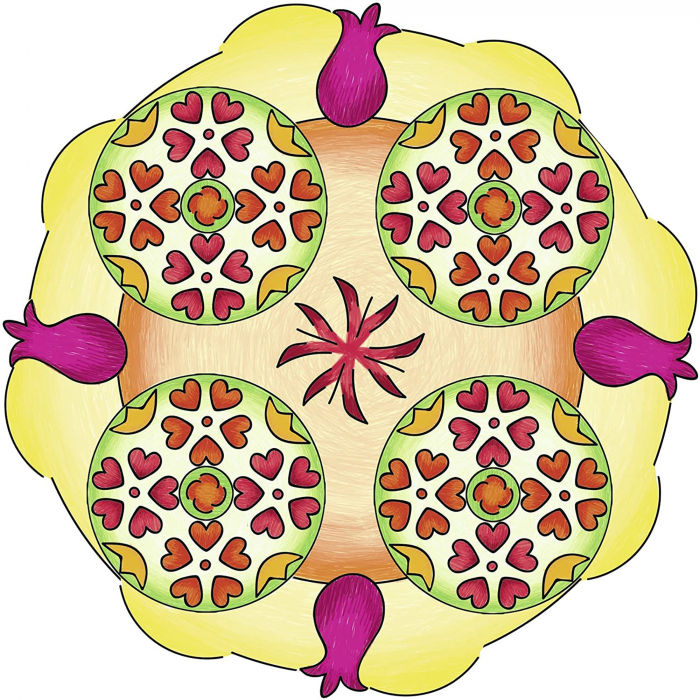 Ravensburger - Set De Creatie Mandala Flori Si Fluturi [4]