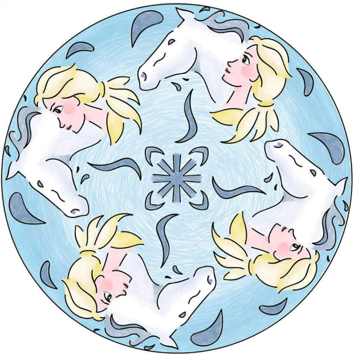 Ravensburger - Set De Creatie Midi Mandala Frozen II [2]