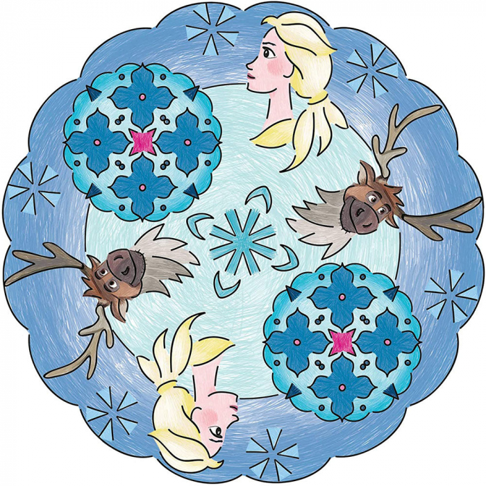 Ravensburger - Set De Creatie Midi Mandala Frozen II [4]