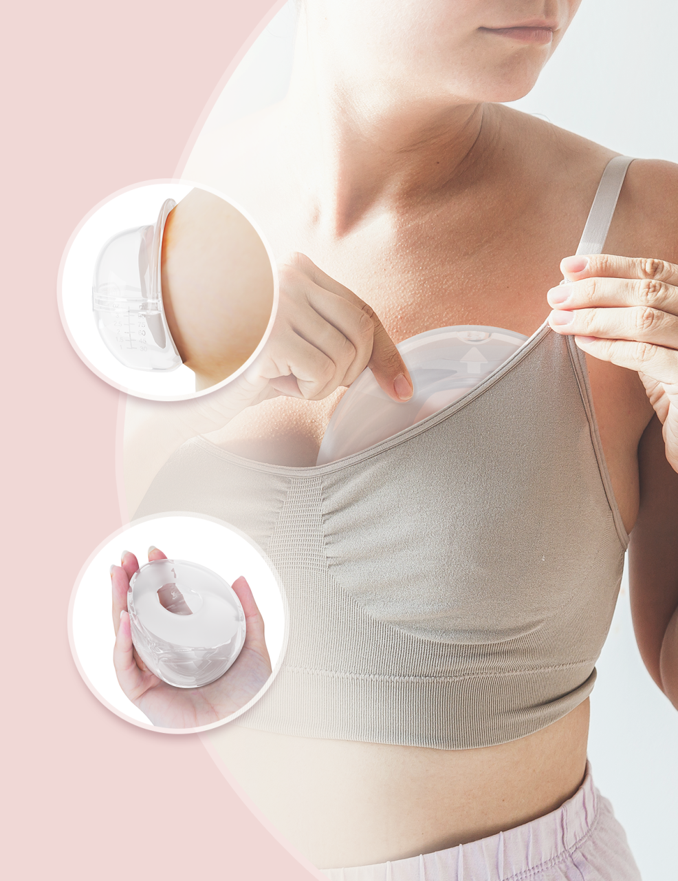 Recipient colector lapte reutilizabil Momcozy 90 ml set 2 buc [10]