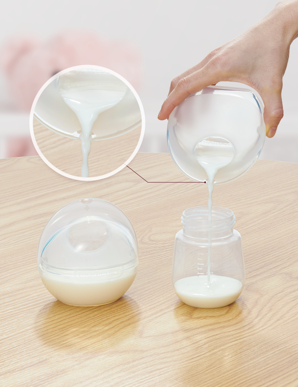 Recipient colector lapte reutilizabil Momcozy 90 ml set 2 buc [11]