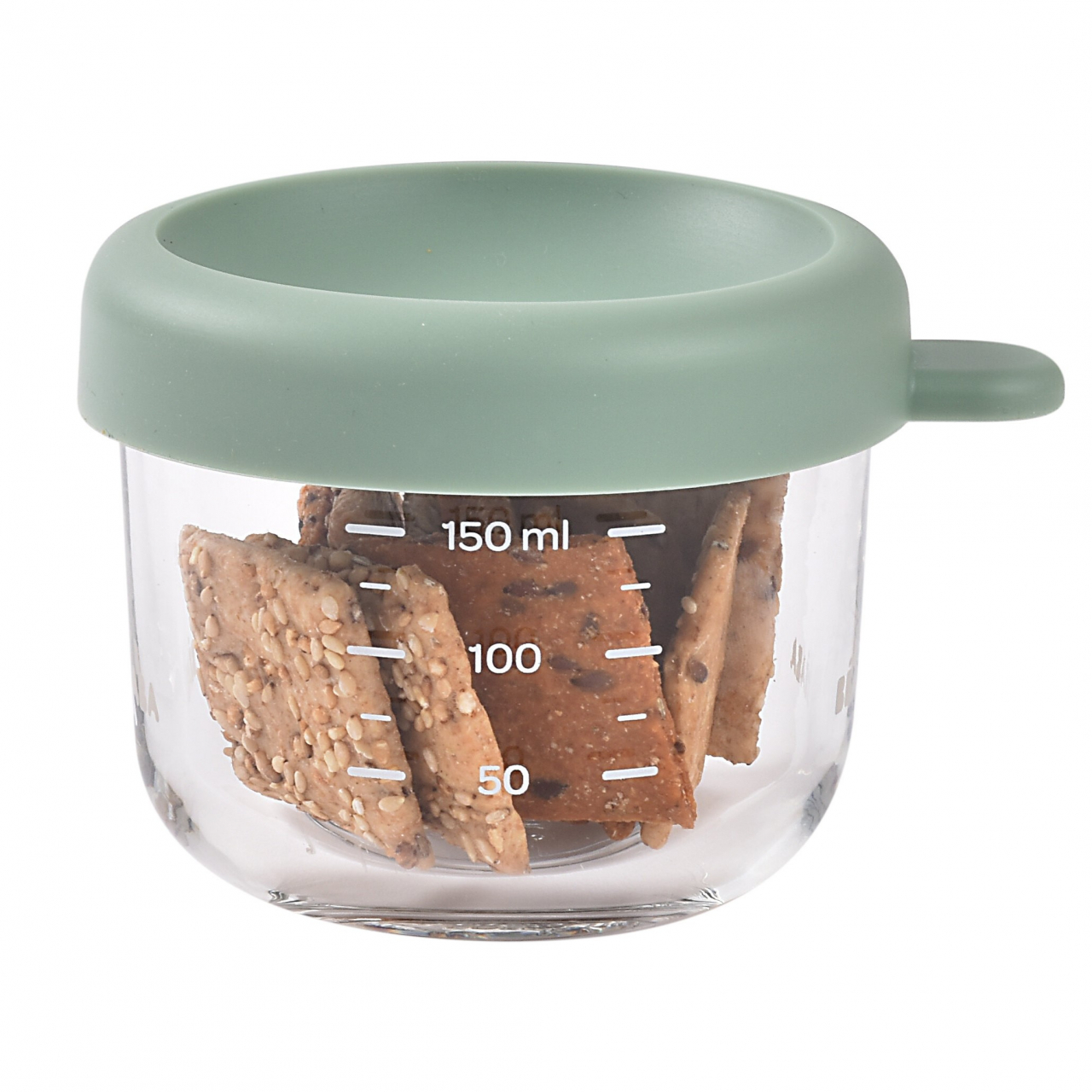 Recipient ermetic sticla Beaba 150 ml Sage Green [2]