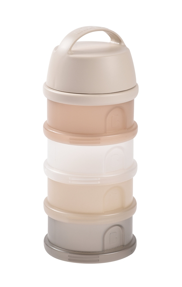 Recipient lapte praf 4 compartimente Beaba transparente Clay [3]