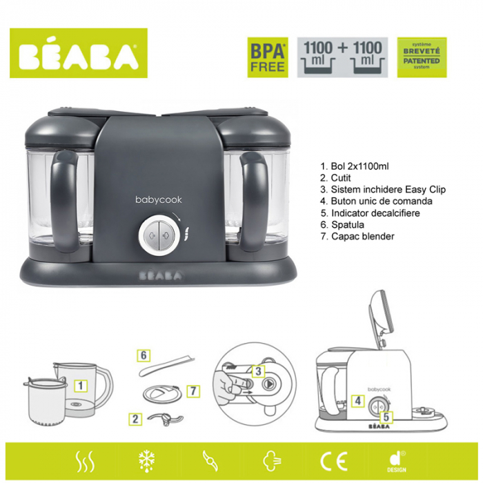 Robot Beaba Babycook Duo Dark Grey [5]