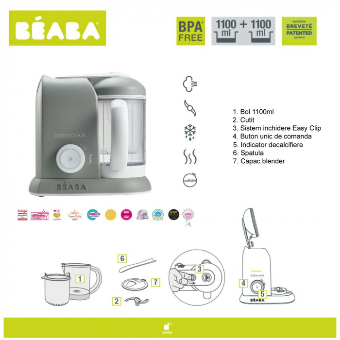 Robot Beaba Babycook Solo Grey [4]