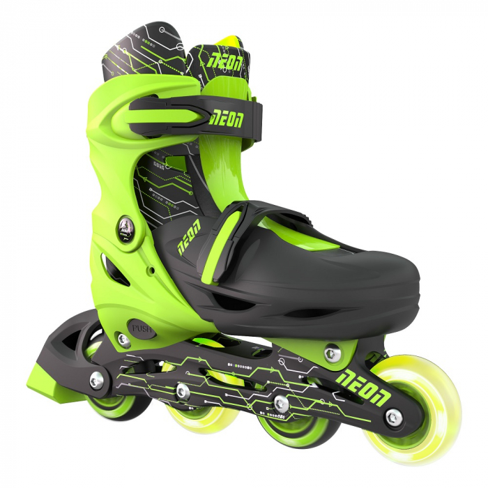 Role 2 in 1 Neon Combo Skates marime 30-33 Green - Resigilat [3]
