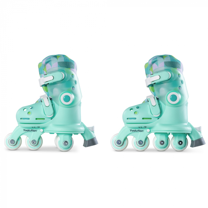 Role ajustabile Yvolution Twista Skates marime 23-28 Green [3]