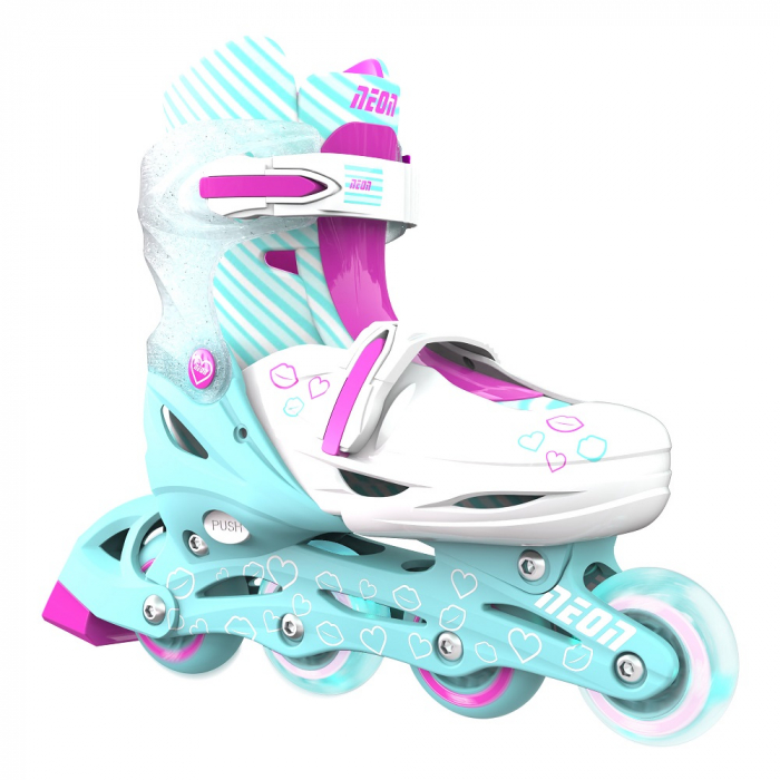 Role Neon Inline Skates marime 34-37 Teal Pink - Resigilate