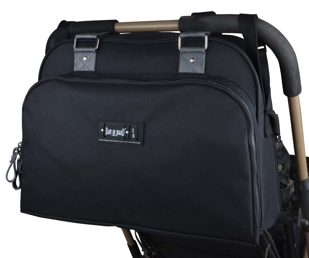 Geanta infasat bebelusi Baby On Board Urban Black [4]