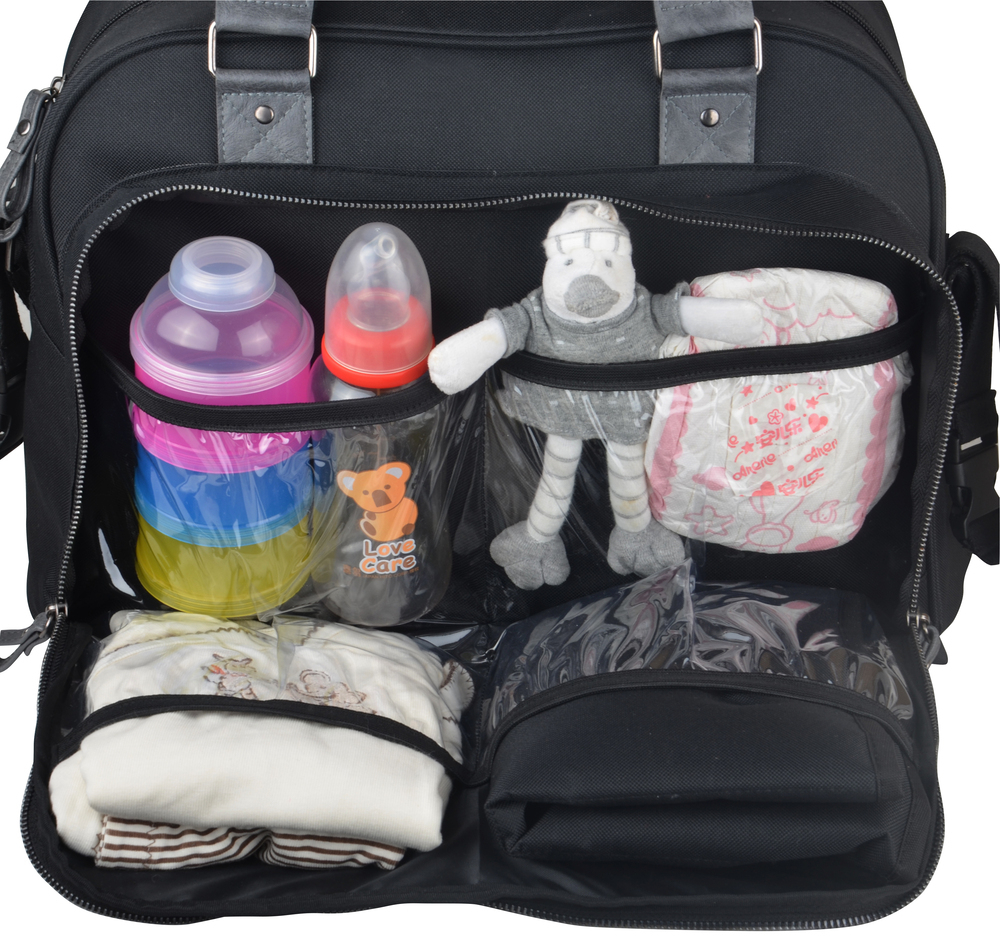 Geanta infasat bebelusi Baby On Board Urban Black [6]