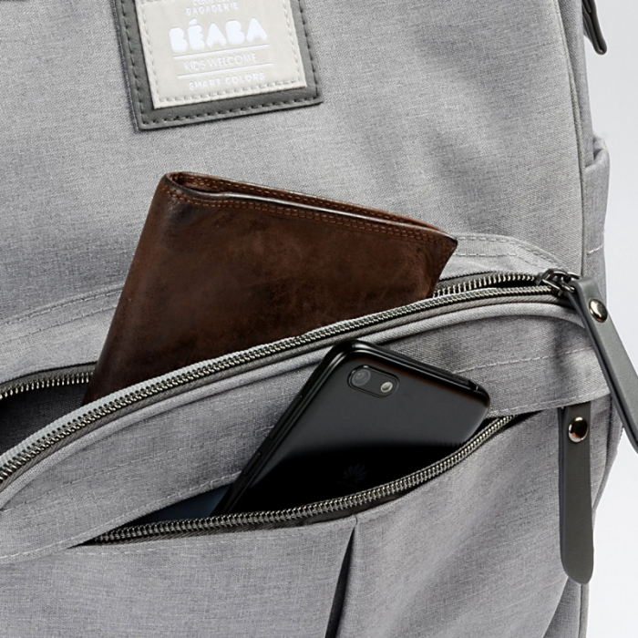 Rucsac de infasat Beaba Wellington Heather Grey [3]