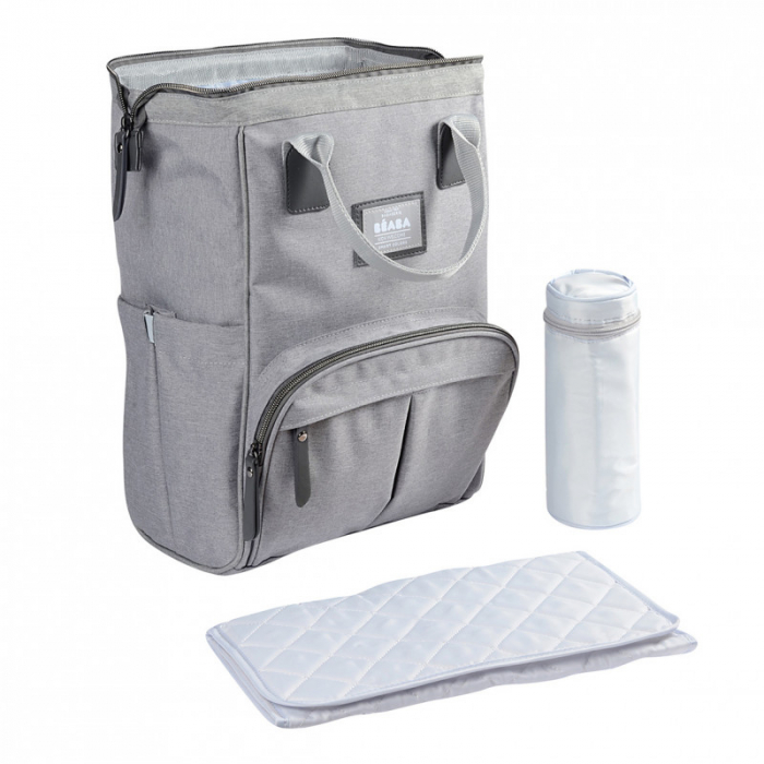 Rucsac de infasat Beaba Wellington Heather Grey [4]