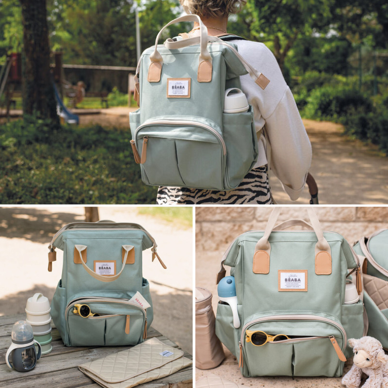 Rucsac de infasat Beaba Wellington Sage Green [5]