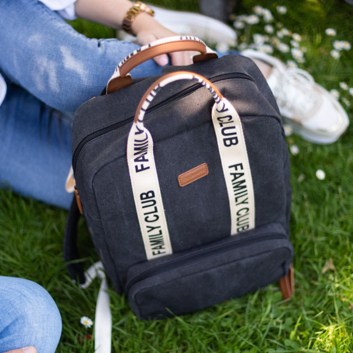Rucsac de infasat Childhome Family Club Signature Negru [7]