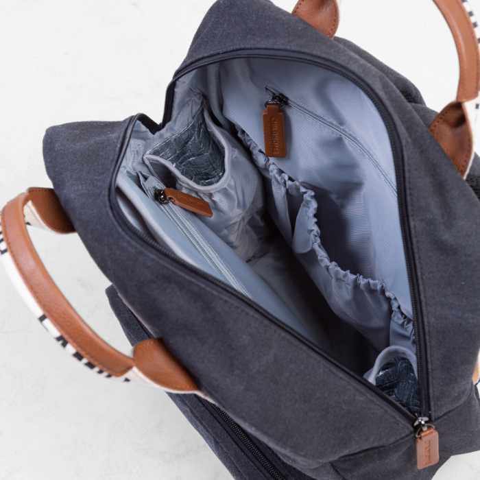 Rucsac de infasat Childhome Family Club Signature Negru [6]