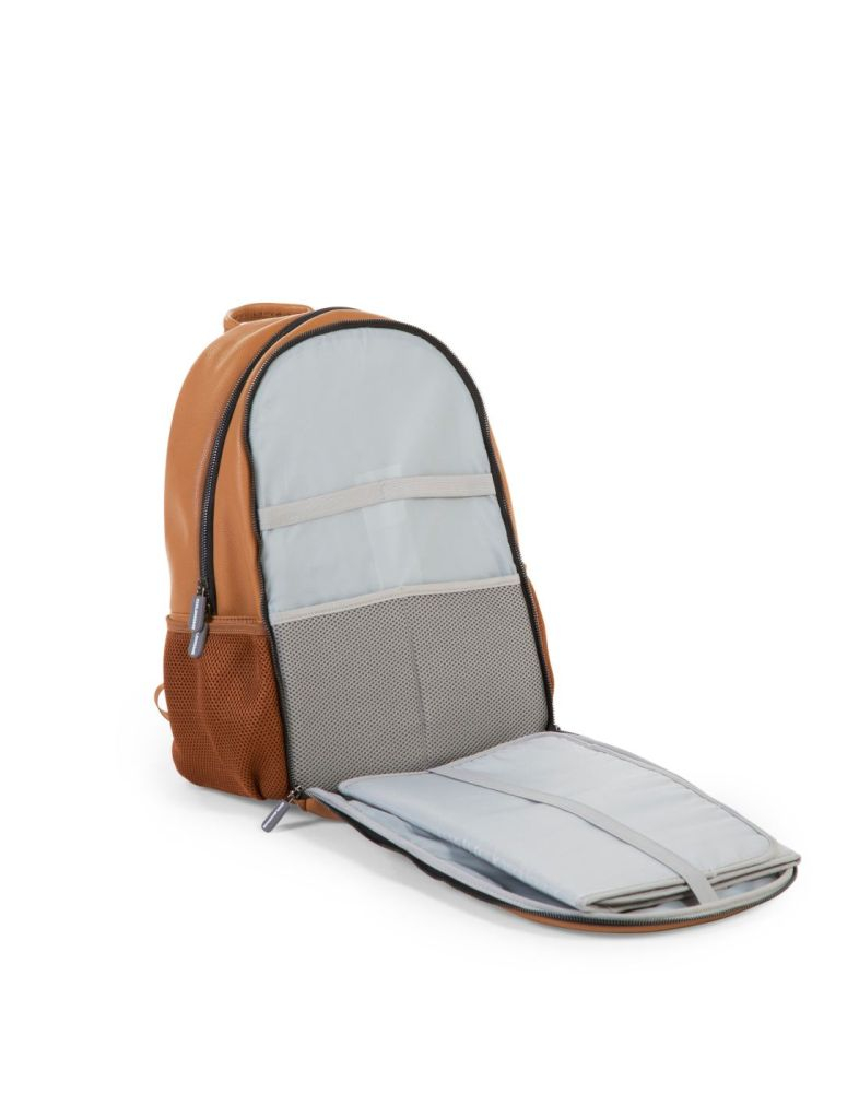 Rucsac de infasat Childhome piele ecologica Maro [4]