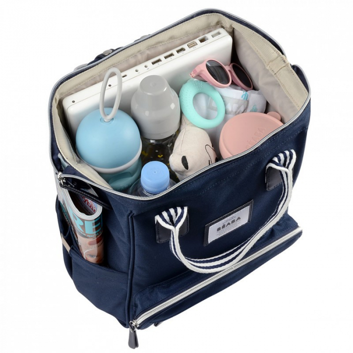 Rucsac de infasat Beaba Wellington Blue Marine [8]