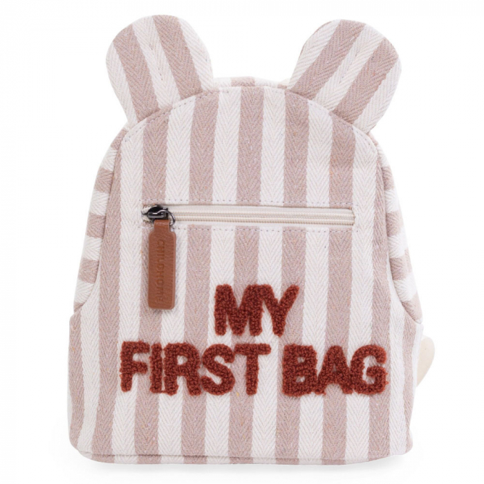 Rucsac pentru copii Childhome My First Bag Nude Alb - Resigilat