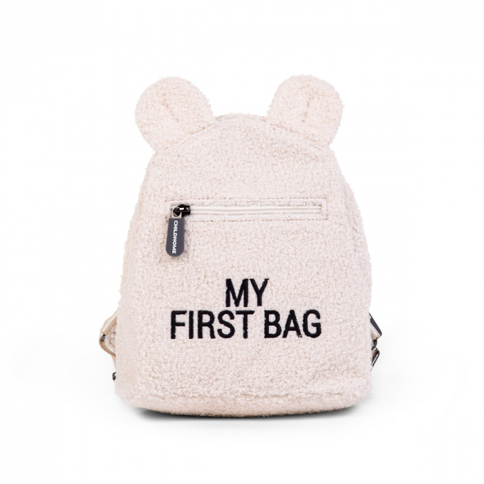 Rucsac pentru copii Childhome My First Bag Teddy Ecru - Resigilat Rucsac pentru copii Childhome My First Bag Teddy Ecru - Resigilat