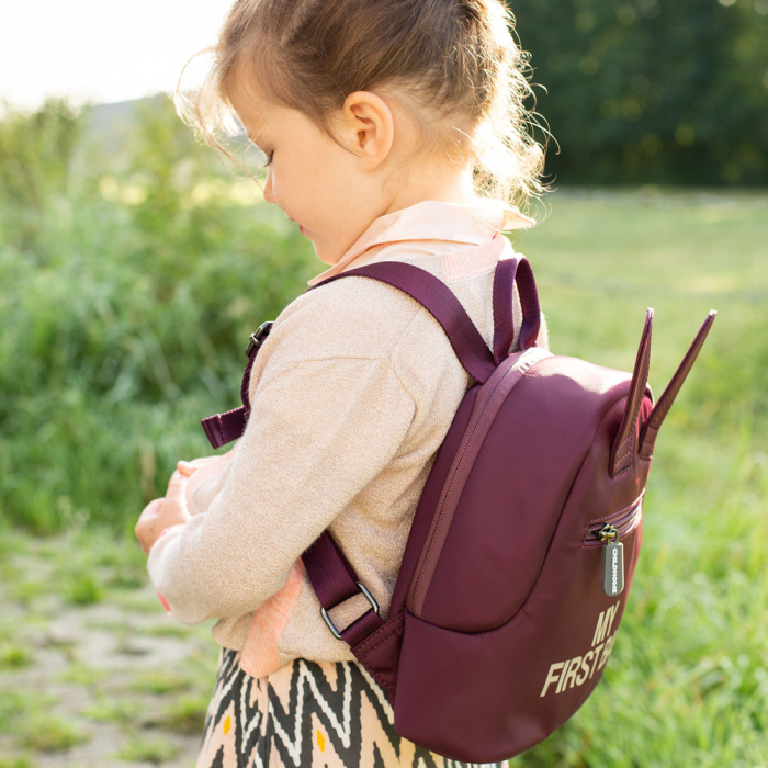 Rucsac pentru copii Childhome My First Bag Visiniu [5]