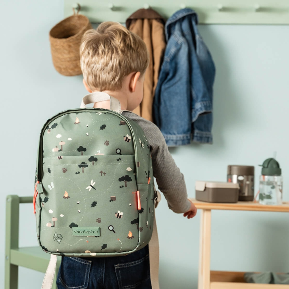 Rucsac pentru copii Done by Deer Tiny Trails Green 7,5L [6]