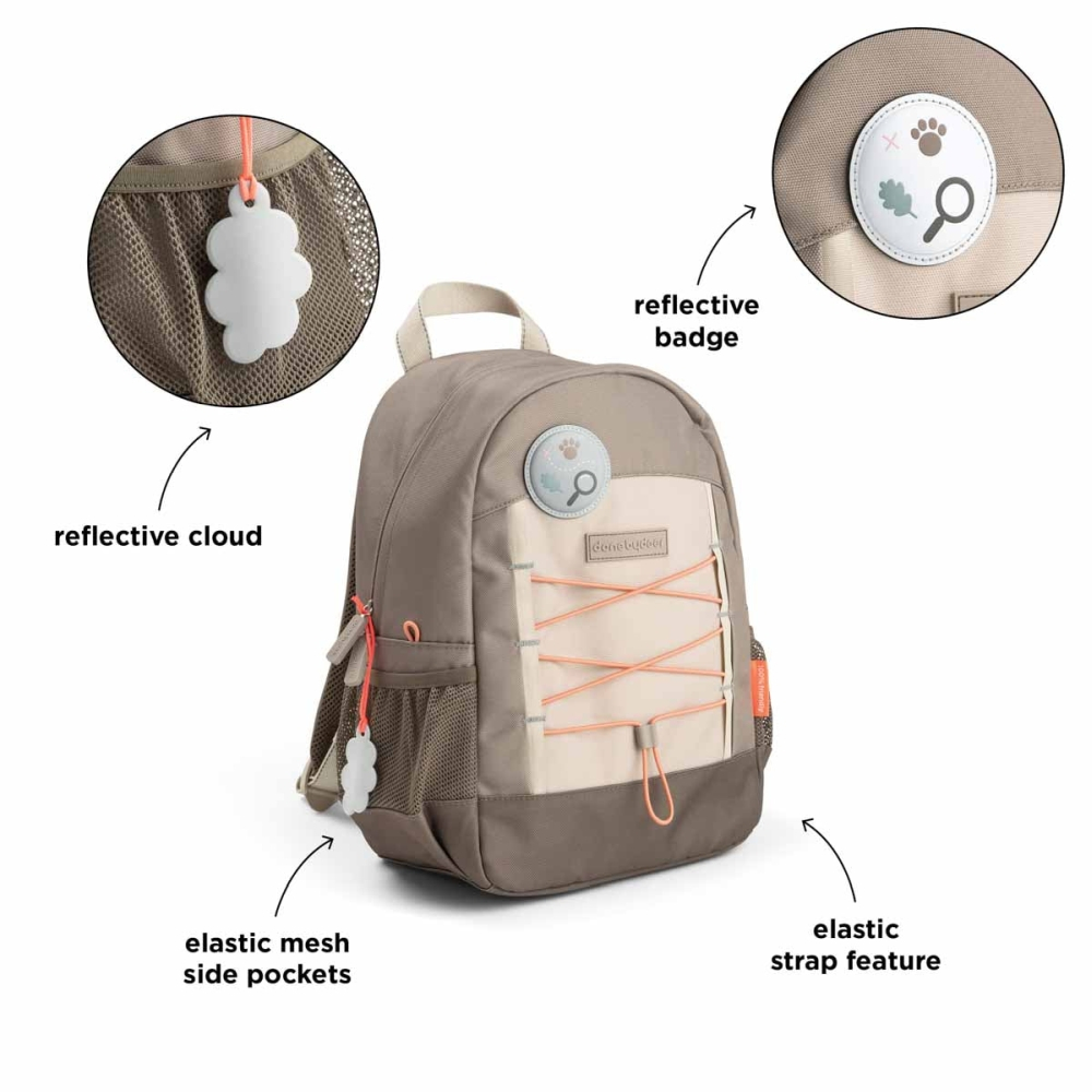 Rucsac pentru copii Done by Deer Tiny Trails Sand 13L [7]