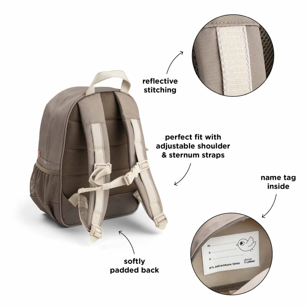 Rucsac pentru copii Done by Deer Tiny Trails Sand 13L [6]