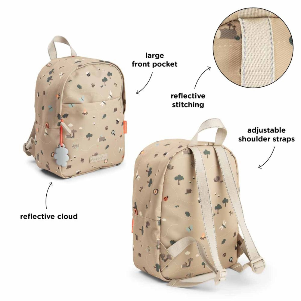 Rucsac pentru copii Done by Deer Tiny Trails Sand 7,5L [5]