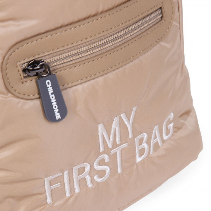 Rucsac pentru copii matlasat Childhome My First Bag Bej [2]