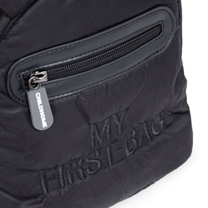 Rucsac pentru copii matlasat Childhome My First Bag Negru [3]