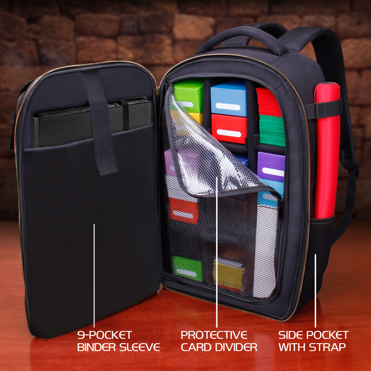 Rucsac TCG Depozitare ENHANCE Gaming Canvas Black [2]