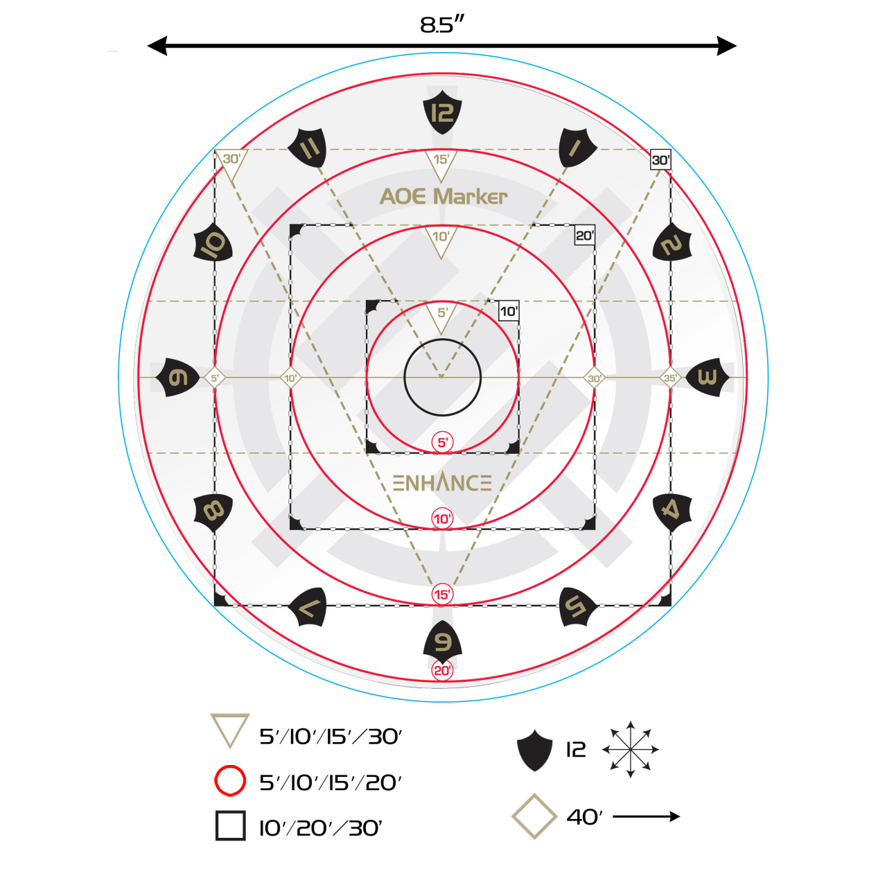 Sablon Vraji AoE DnD ENHANCE Gaming [2]