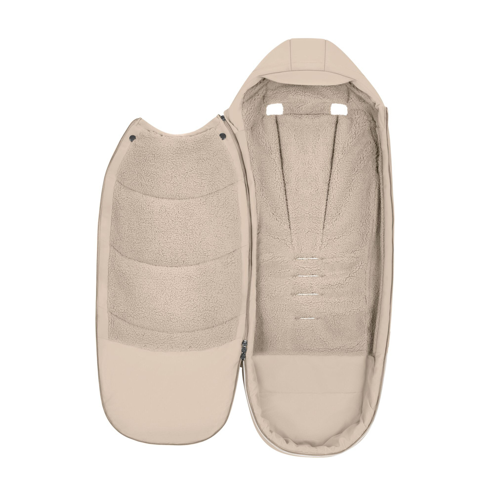 Sac de iarna carucior Cybex Platinum Footmuff Cozy Beige [3]