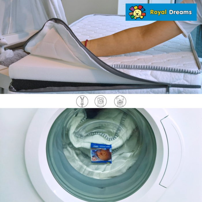 Saltea Fiki Miki Latex Spuma Poliuretanica Odeo+ 120/60/11cm - Resigilat [5]