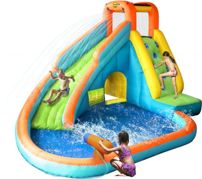 Saltea gonflabila cu piscina si tun cu apa [3]