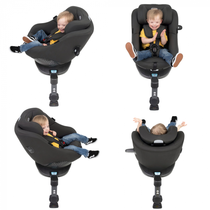 Scaun auto Graco rotativ 360 Turn2Me i-Size Midnight [8]