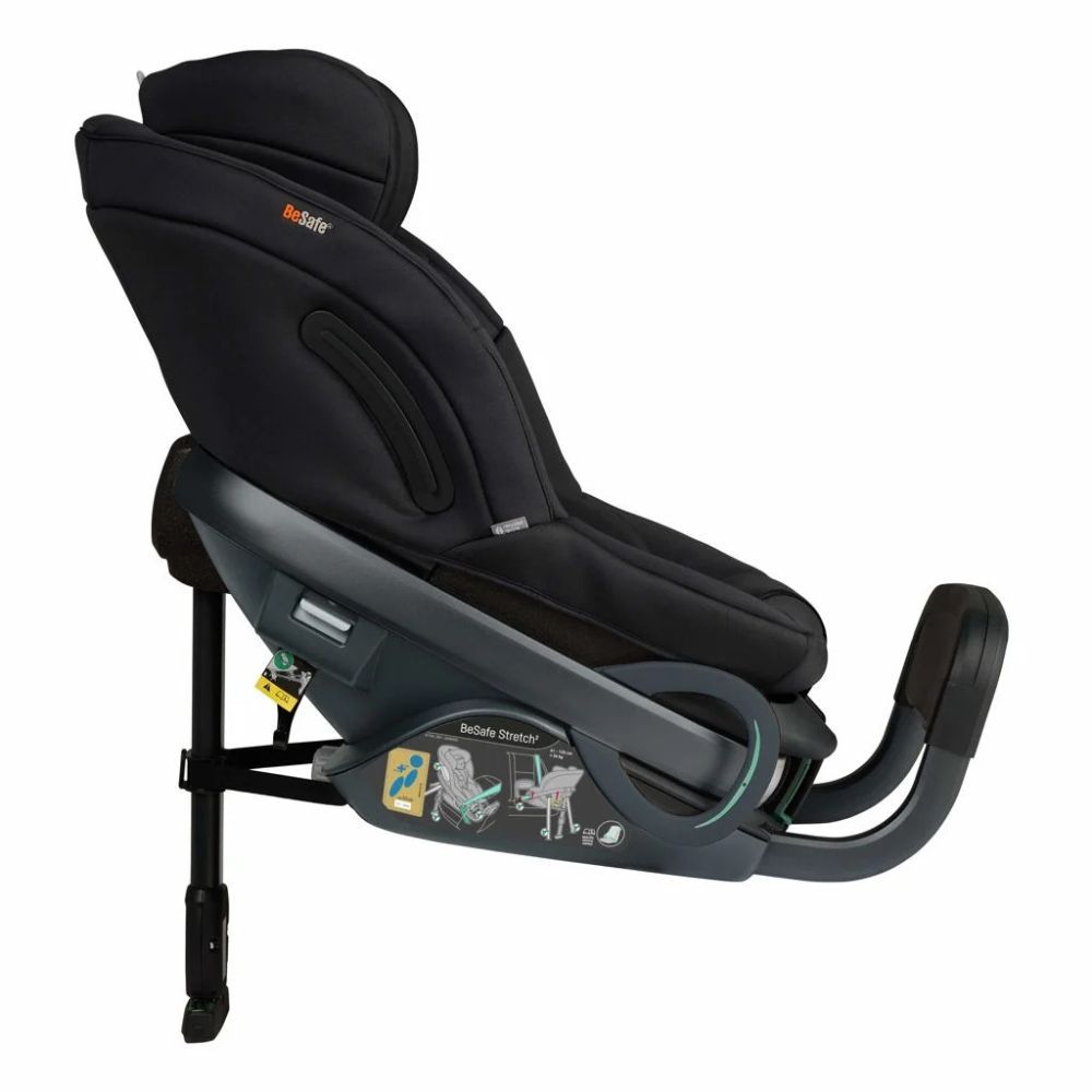 Scaun auto BeSafe Stretch 2 Black SoftBreeze [5]