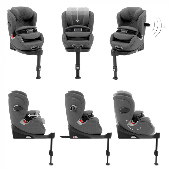 Scaun auto Cybex Anoris T i-Size Deep Black-Resigilat [8]