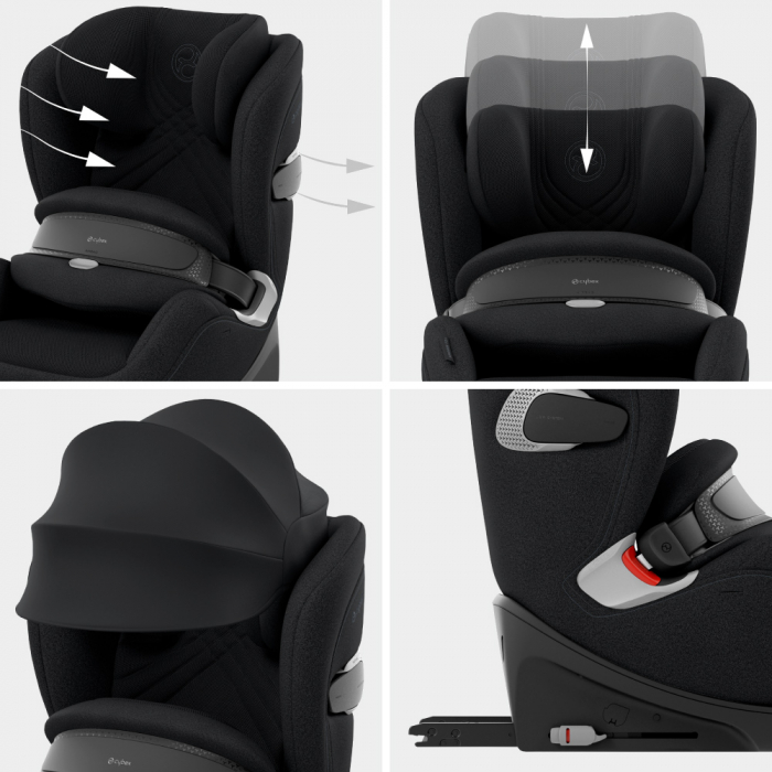 Scaun auto Cybex Anoris T2 i-Size Plus Sepia Black [7]