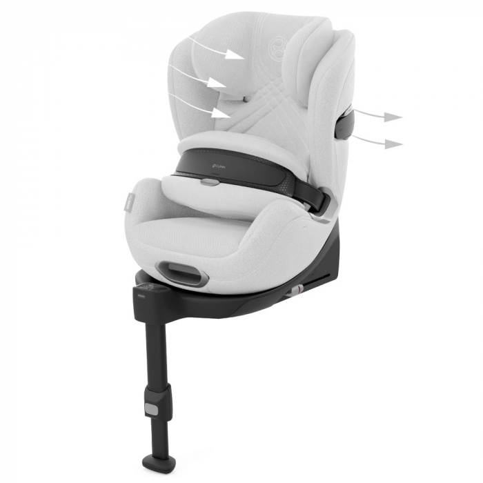 Scaun auto Cybex Anoris T2 i-Size Plus Platinum White [5]