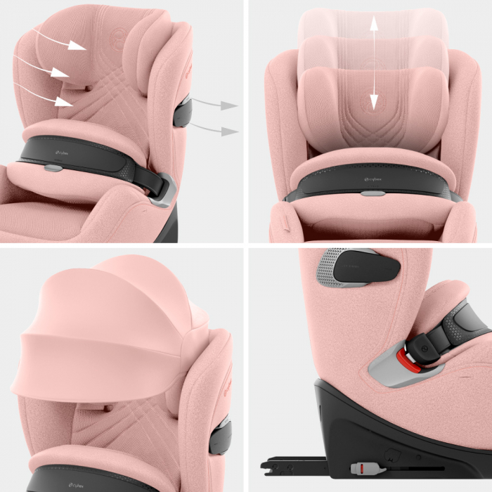 Scaun auto Cybex Anoris T2 i-Size Plus Peach Pink [6]